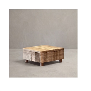Upström Mediabox Lamella - FSC certificeret eg - Opbevaringsboks - Mål: 19,4 × 19,4 × 9,1 cm